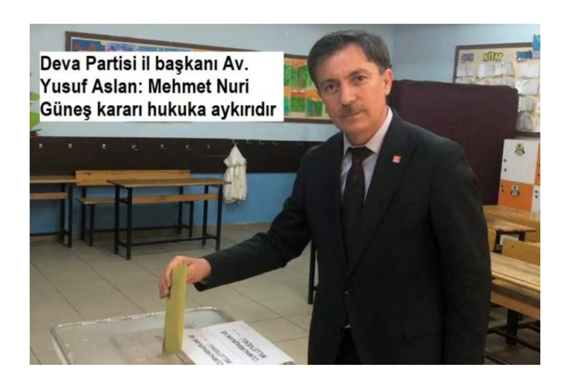 Yusuf Aslan: Hukuku doğru ve eşit uygulamak en büyük fazilettir!