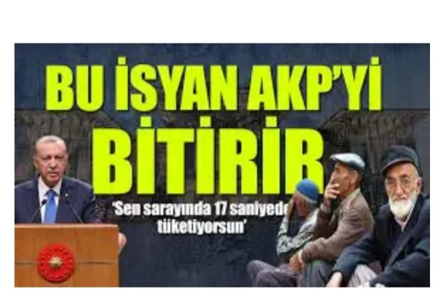 (BU İSYAN AKP'Yİ BİTİRİR) "SEN SARAYINDA 17 SANİYEDEN TÜKETİYOSUN"