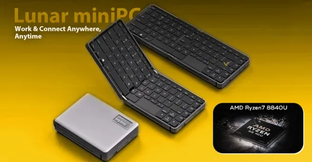 Katlanabilir, Mini PC'yi Klavyenin İçine Yerleştiren Cihaz Kickstarter'da Global Olarak Tanıtılıyor