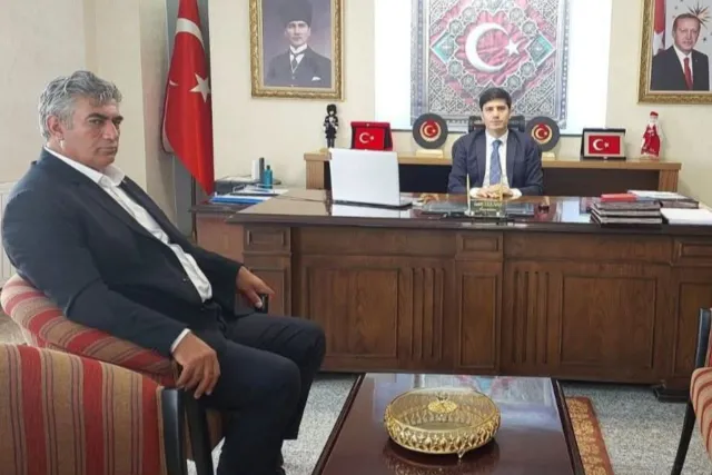 AK Parti Aralık İlçe Başkanı Paşa Şeyran’dan Kaymakam Fatih Gülnağ’a Ziyaret