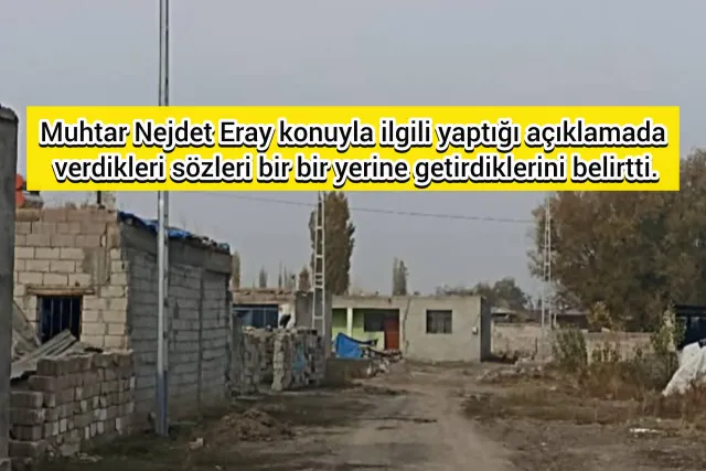 Iğdır’da Yol Ortasında Kalan Direkler Yenileniyor