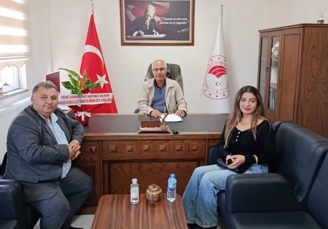 Karakoyunlu Tarım Ekiplerinden Aziz Durak’a Ziyaret