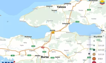 Bursa’da 4.1 Büyüklüğünde Deprem: Gemlik Merkezli Sarsıntıda Can ve Mal Kaybı Yok