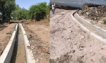 Iğdır İl Özel İdaresi'nin 2023-2024 faaliyetleri: Toprak Kanallarının Beton Kanala Dönüştürülmesi