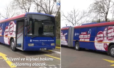 İstanbul Büyükşehir Belediyesi’nden Evsiz Vatandaşlar İçin Yenilikçi Proje: Eski İETT Otobüsleri Mobil Bakım Aracına Dönüştürüldü
