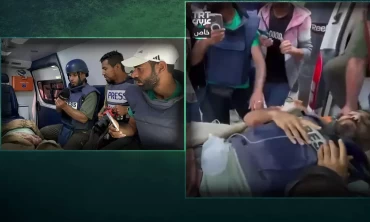 İsrail Tank Atışı ile TRT Arapça Ekibini Hedef Aldı, Kameraman Yaralandı