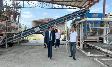 İl Özel İdaresine Ait Kilitli Parke Taşı Üretim Tesisi Seri Üretime Hazırlanıyor