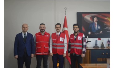 Türk Kızılay Iğdır Şube Başkanı Doç. Dr. Ali İhsan Atalay’dan Tuzluca Kaymakamı Abdüllatif Yılmaz’a Ziyaret